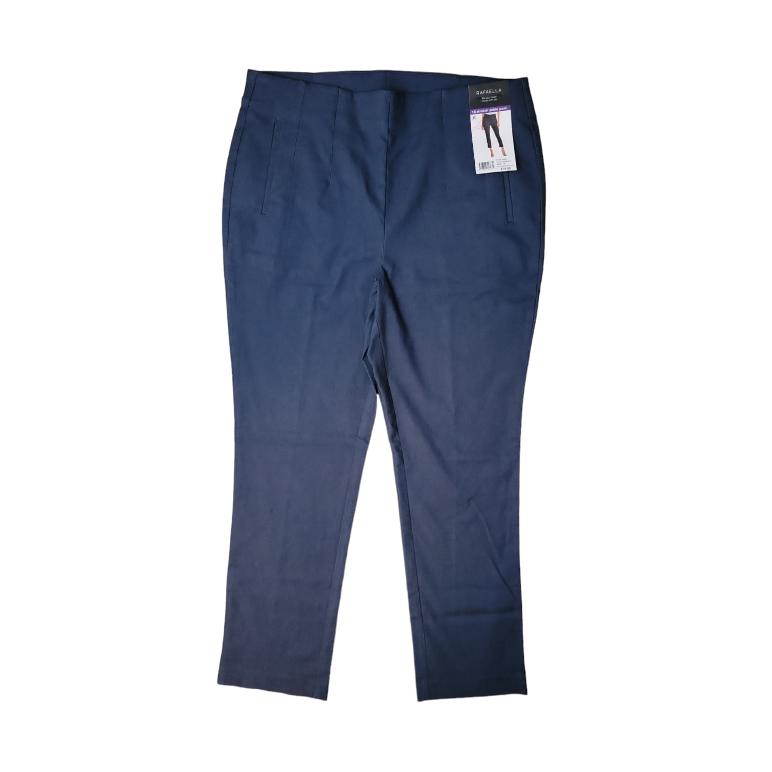 Pleated Pull On Pants with Elastic Waist and Ruffled Ankle Hem main image 1