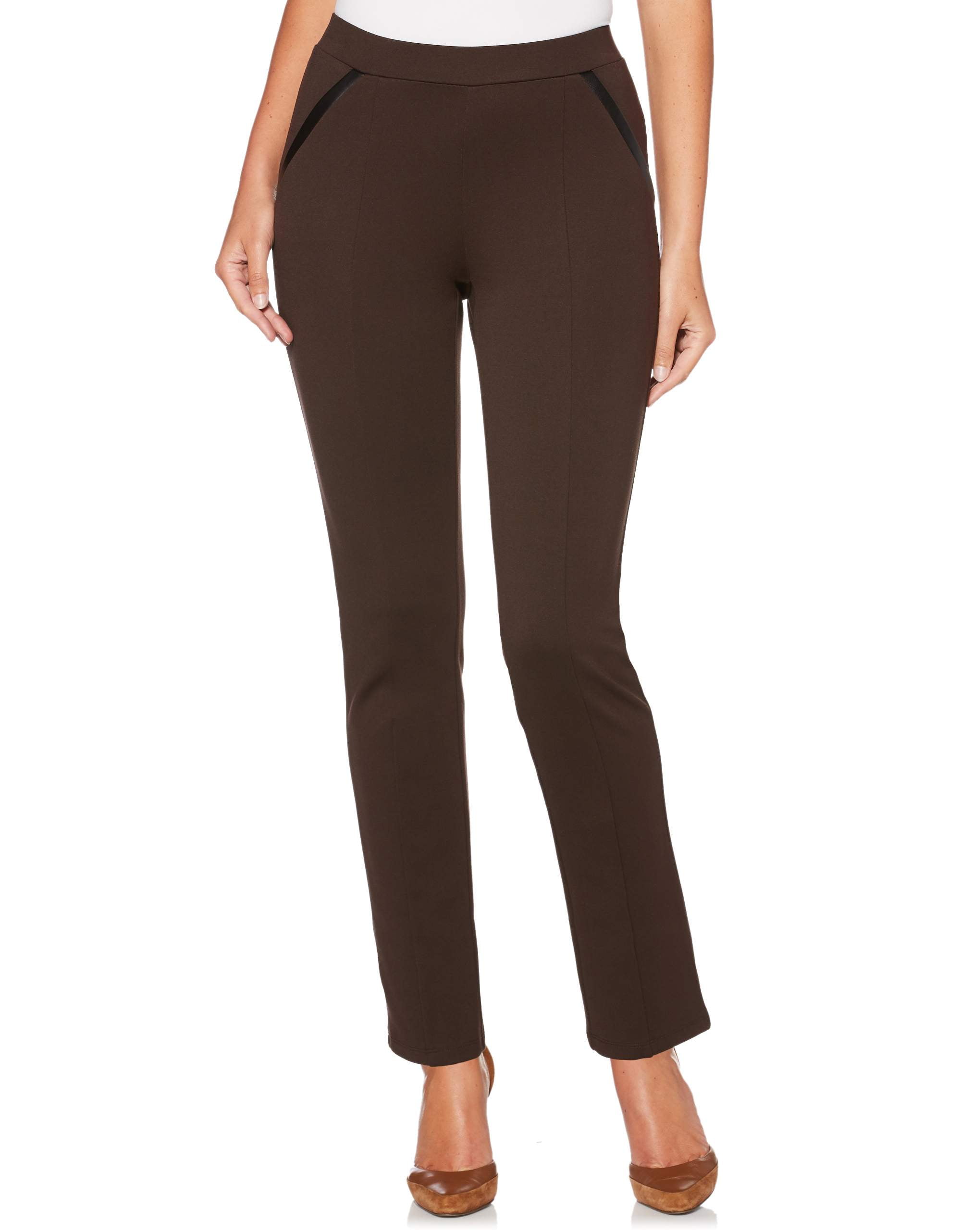 Rafaella Women's Tech Ponte Slim Fit Pant