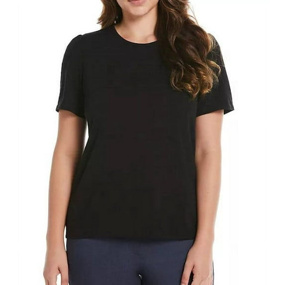 Rafaella Womens Eyelet Top (Black XL)