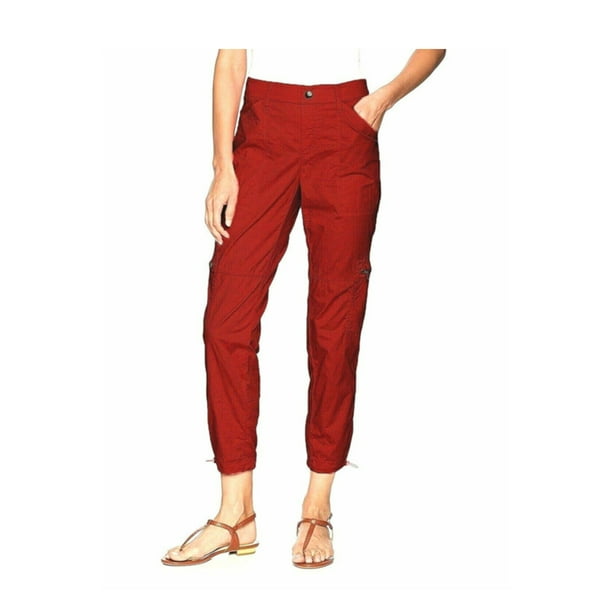 Rafaella women's ripstop ankle cargo pant discount