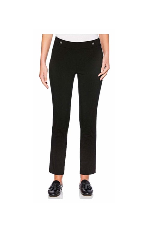 Womens Size 6 Pull-On Dress Pants, Black