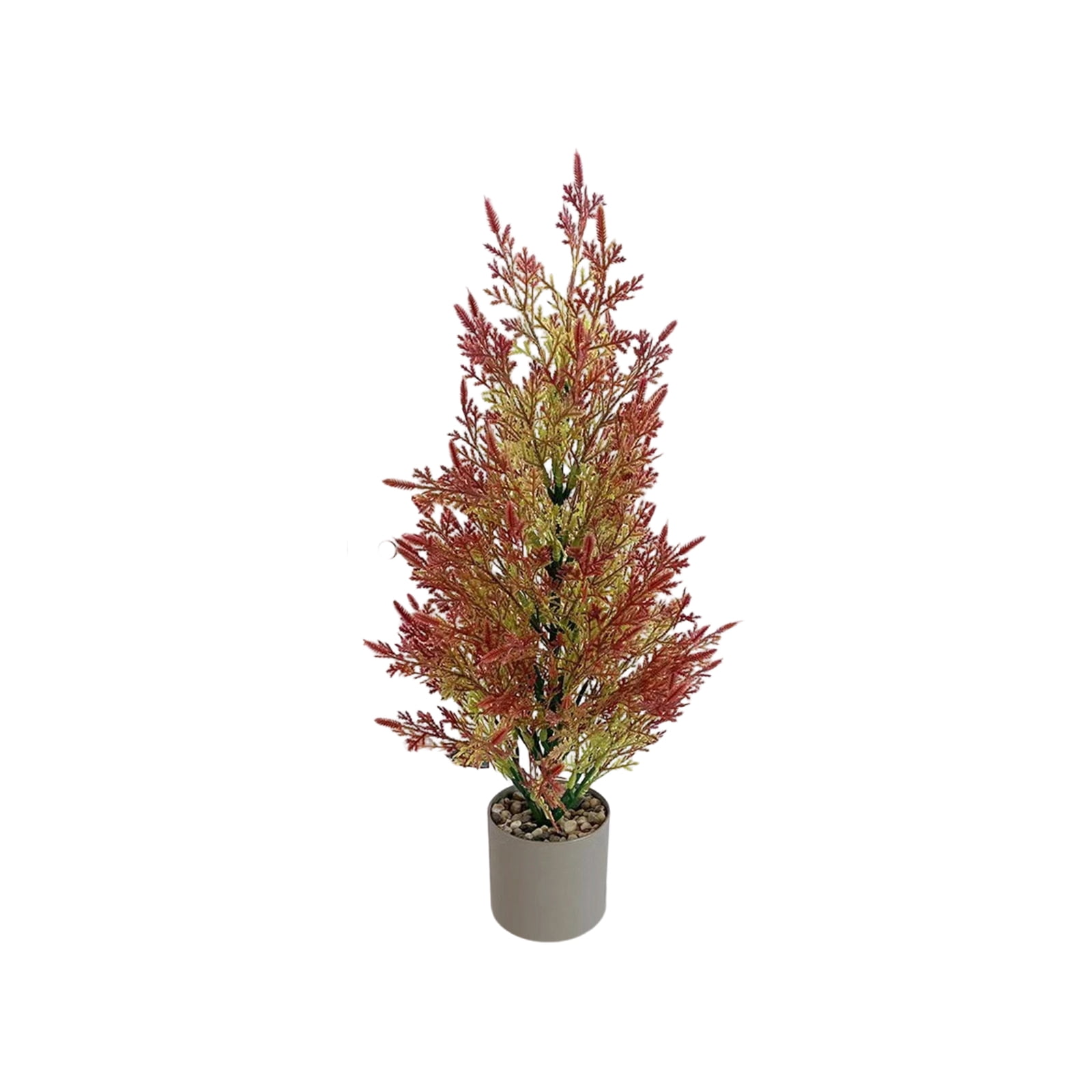 Fake Table Top Tree Rafayl 2 Pcs 18in Artificial Table Top Little Spring Tree Fake ...
