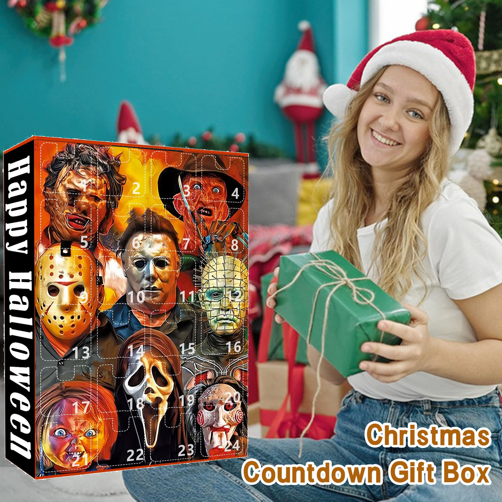 Rafayl 2025 Halloween Advent Calendar -Halloween Countdown 24 Day ...