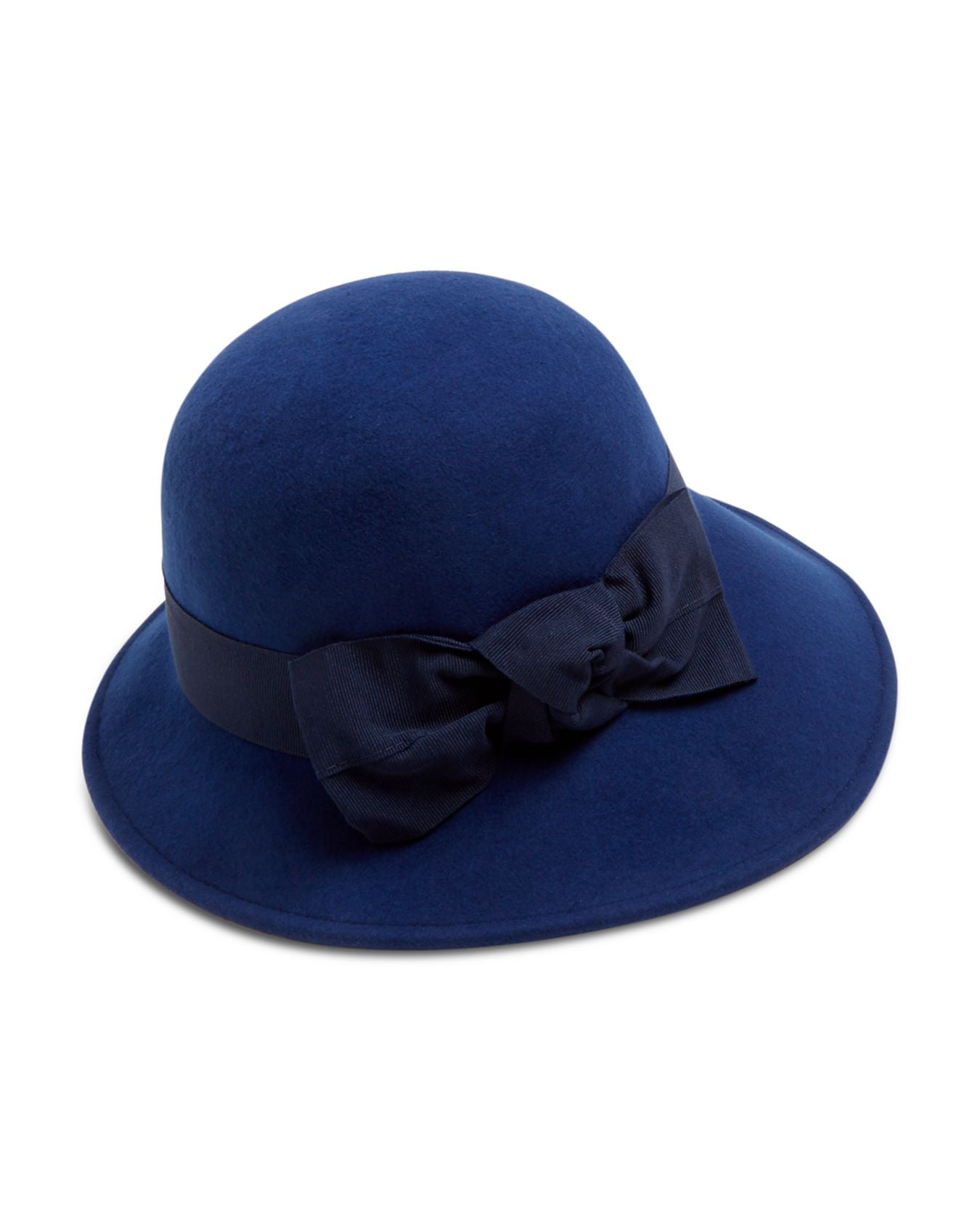 Raffaello Bettini Hat Cloche Womens Medium Wool Bow Studded Made in Italy Retro Raffaello Bettini Hat Cloche Womens Medium Wool Bow Studded  main image 2