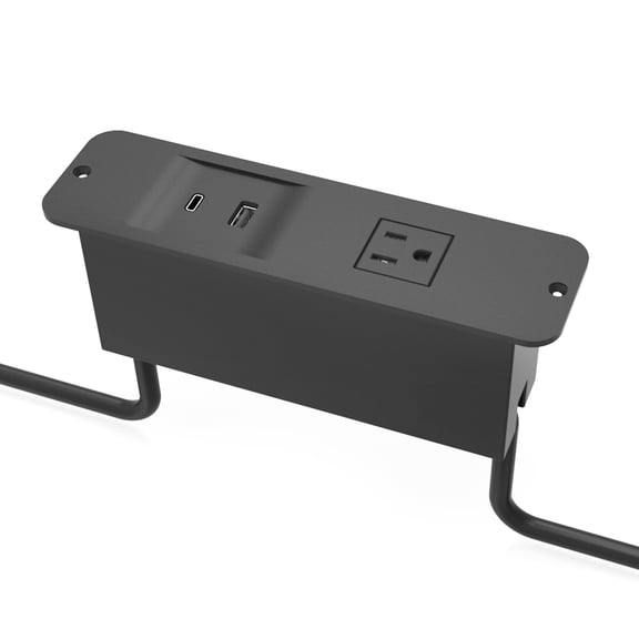 Raffel Systems 120V  USB-A & USB-C PD Power Station w/ Extension Cord - Black