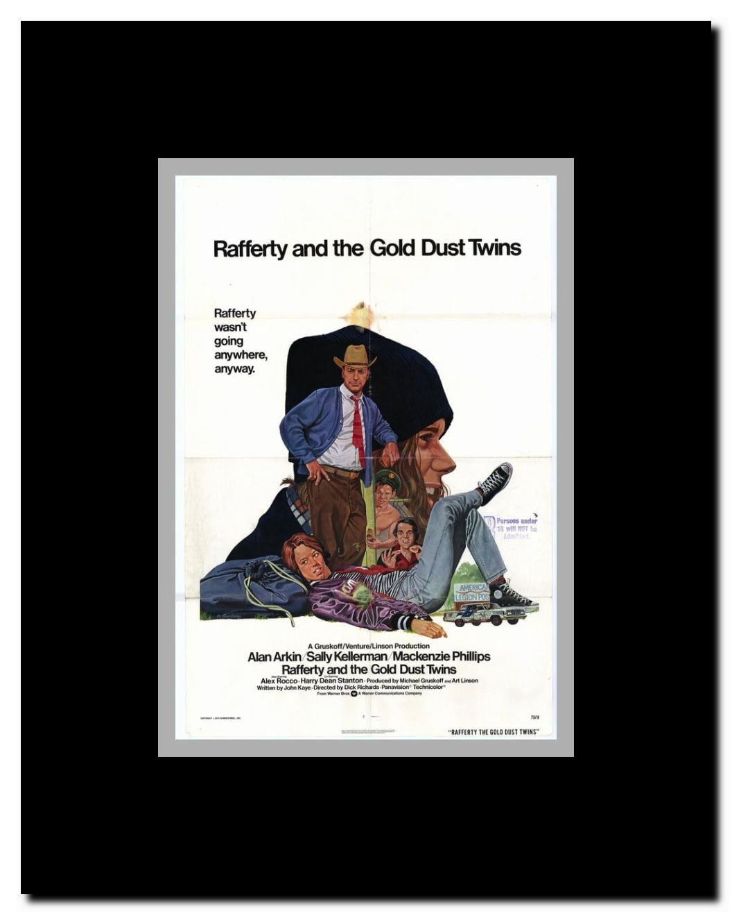 Rafferty & the Gold Dust Twins Framed Movie Poster