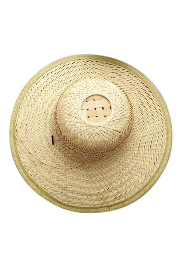 Raffia Grass Fiber Sun Beach Hat with Wide Brim and Printed Fabric for Extra UV Protections Go Fishing Hat