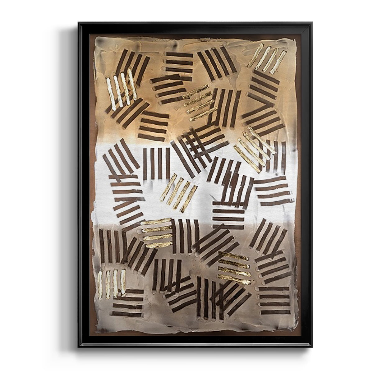 Raffia Palm I Premium Framed Print, in Gold, Black, or Silver - Ready to Hang