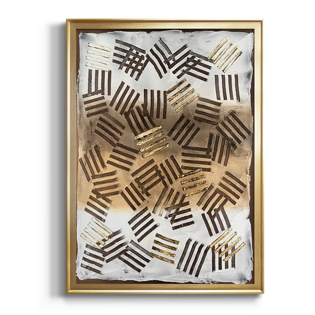 Raffia Palm II Premium Framed Print, in Gold, Black, or Silver - Ready to Hang
