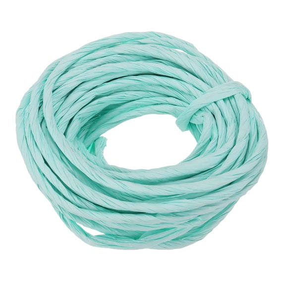 Uxcell Raffia Paper Craft Rope Packing Rope 10.9 Yards Twisted Paper Light Blue