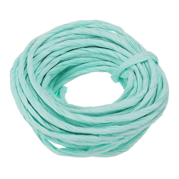 Raffia Paper Craft Rope Packing Rope 10.9 Yards Handmade Twisted Paper Craft String/Cord/Rope Light Blue