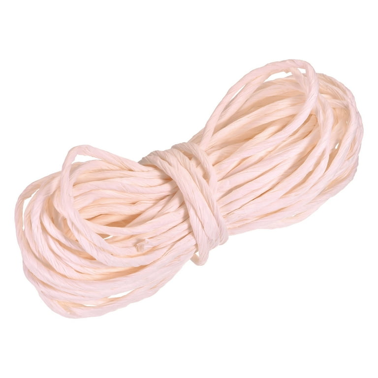 Raffia Paper Craft Rope Packing Rope 16.4 Yards Handmade Twisted Paper  Craft String/Cord/Rope Light Pink
