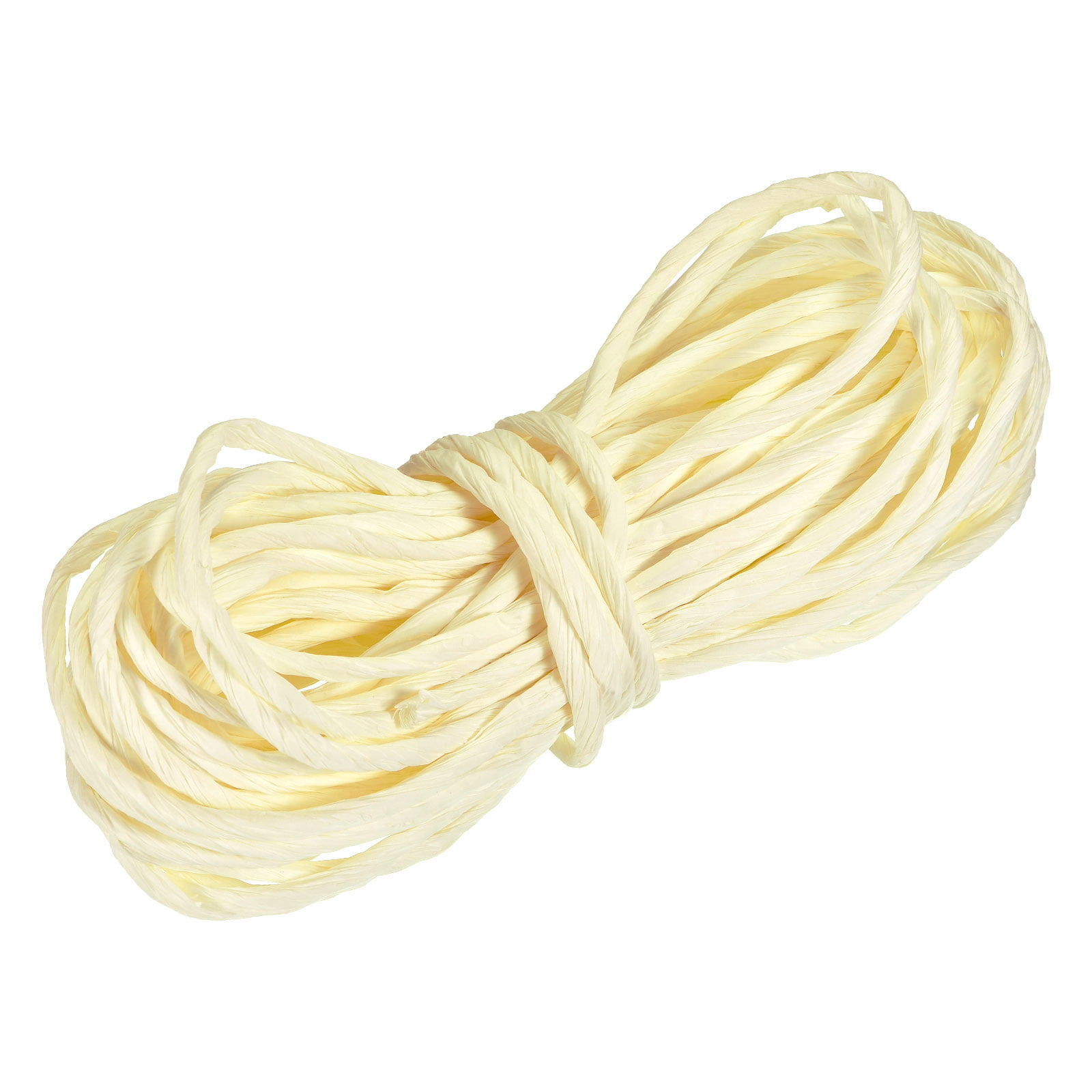 Raffia Paper Craft Rope Packing Rope 16.4 Yards Handmade Twisted Paper  Craft String/Cord/Rope Light Yellow 