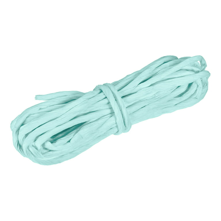 Raffia Paper Craft Rope Packing Rope 8.7 Yards Handmade Twisted Paper Craft  String/Cord/Rope Light Blue 
