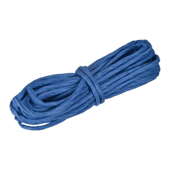 Raffia Paper Craft Rope Packing Rope 8.7 Yards Handmade Twisted Paper Craft String/Cord/Rope Sapphire Blue