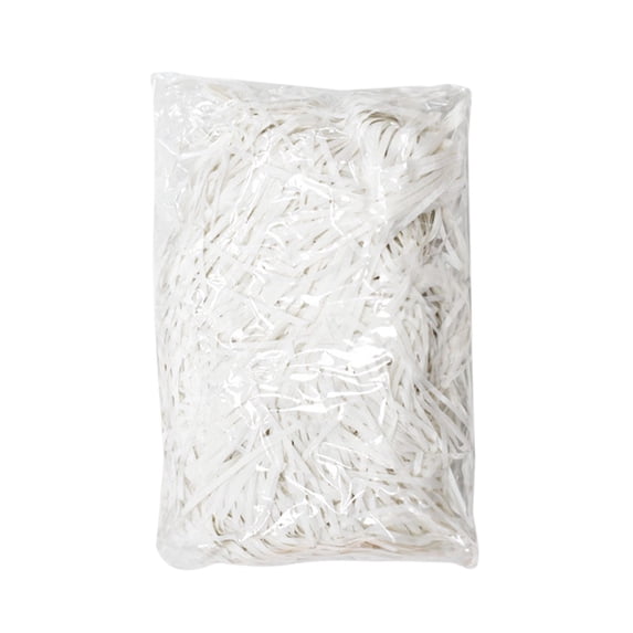 Raffia Paper Shreds, 100g Shredded Paper for Gift Box, Crinkle Cut Paper Shred Filler for Gift Wrapping & Basket Filling (White)
