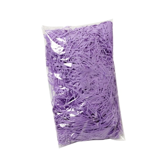 Raffia Paper Shreds, 100g Valentine's Day Shredded Paper for Gift Box, easter grass Filler for Gift Wrapping & Basket Filling - Purple