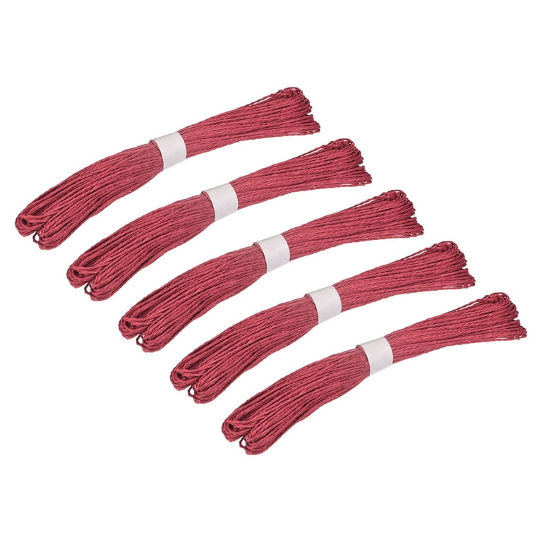 Red raffia string outlet