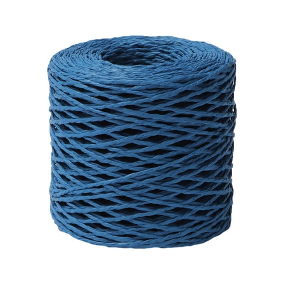 Raffia Yarn for Gift Wrapping, Natural Paper Straw Raffia Ribbon for Crochet, Crafts, Decoration, Gift Wrapping, and DIY Projects, Natural Fiber for Eco Friendly Crafting
