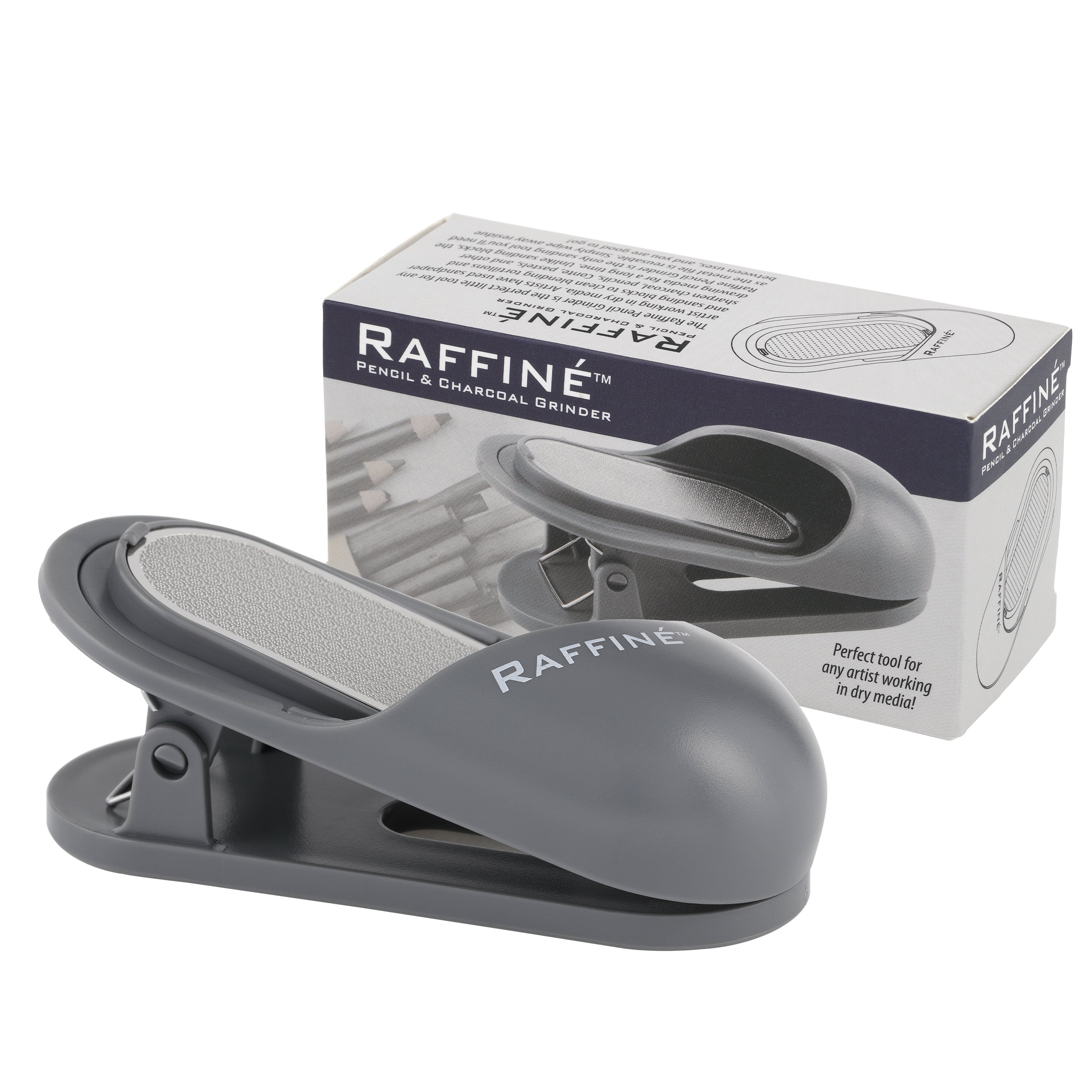 Raffine Pencil & Charcoal Grinder - Reusable Metal Sharpener for Pencils, Charcoal, Conte, Pastels, & More!