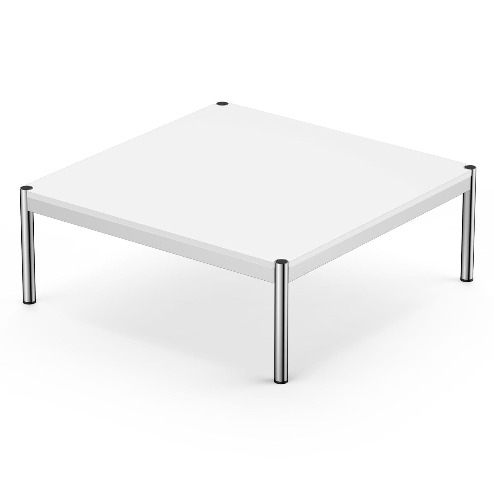 Raffe Table Raffle Pinker 39.4-in Metal Coffee Table Square Coffee Table with ...