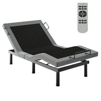 Raffle Pinker Adjustable Bed Frame Twin Size Power Bed Base Frame with Massage,Silent Dual Motors,Head & Foot Incline