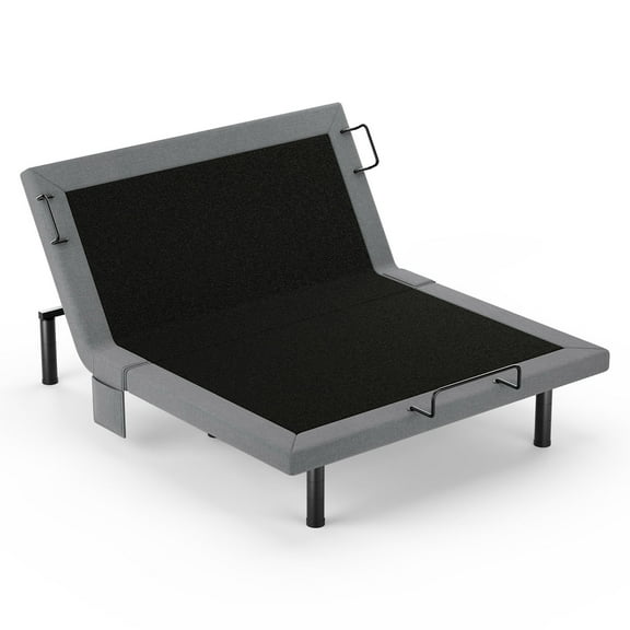 Raffle Pinker Queen Size Power Adjustable Bed Frame with Remote Control and Adjustable Legs,Silent Motors,Metal Bed Base