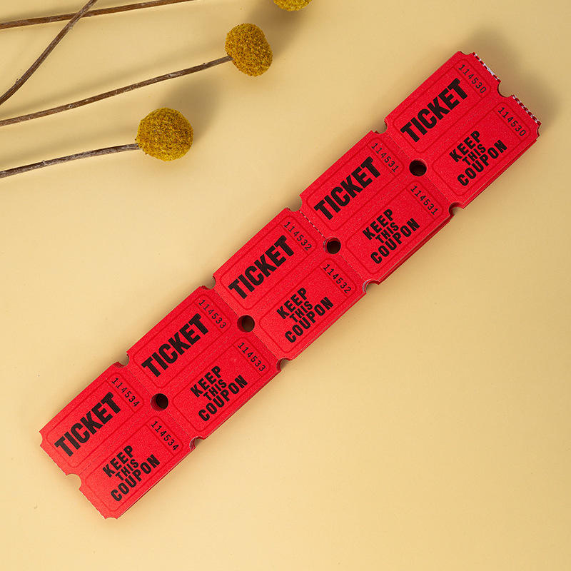 Indiana Ticket Double Stub Raffle Tickets - Split The Pot 50/50 - Carnival Fundraiser Events - Made In USA