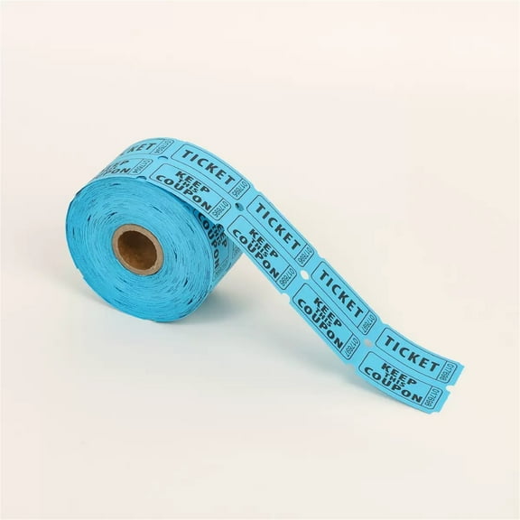Raffle Tickets Double Rolls 500 Per Roll 50/50 Raffle Tickets for Events,Carnivals, Entry, Class Reward, Prizes