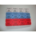 thumbnail image 1 of Raffle Tickets Red White Blue 50/50 Keep This Coupon Patriotic 100 of each, 1 of 5