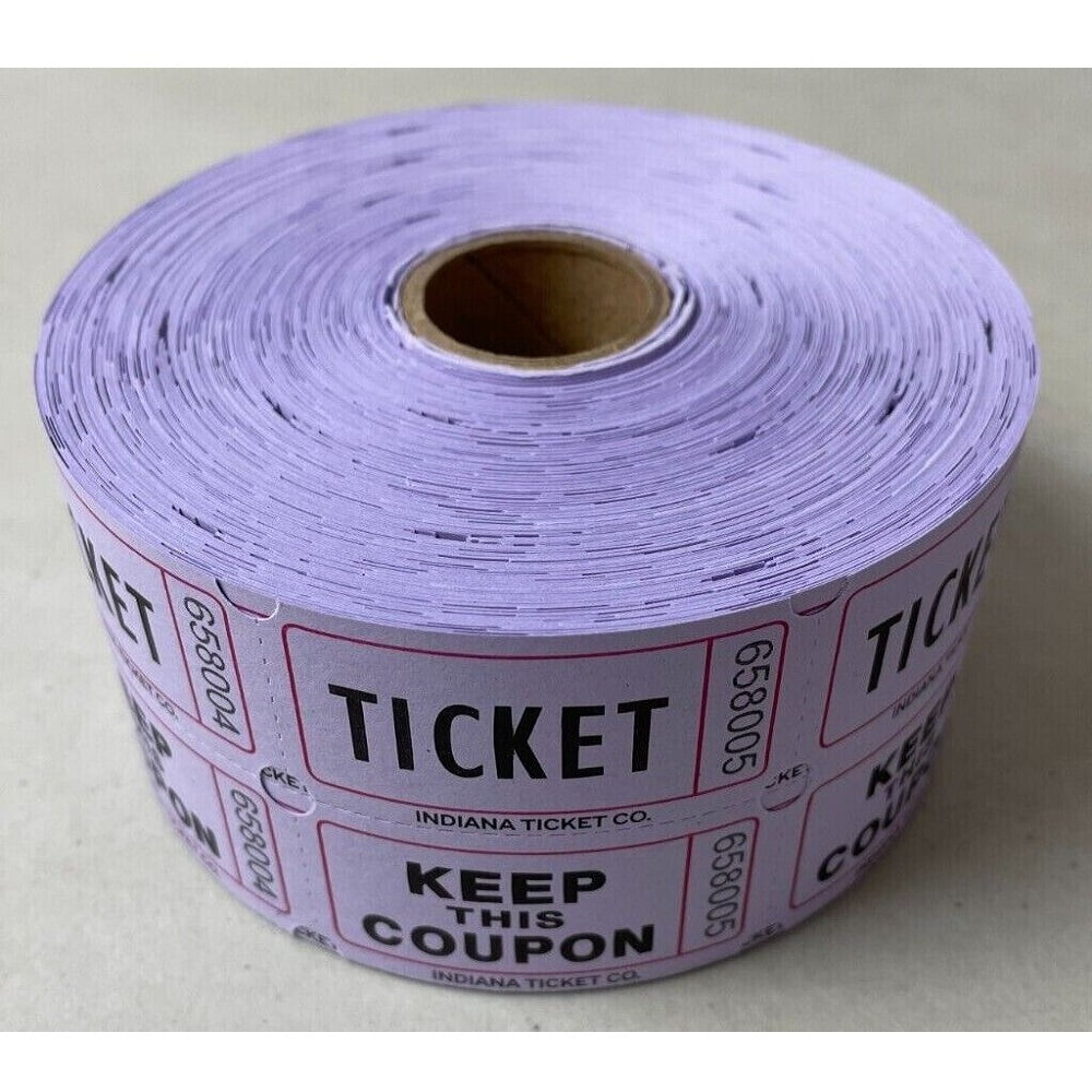 INDIANA TICKET CO. Biglietti per rotoli di liquore rosso, 2000 per