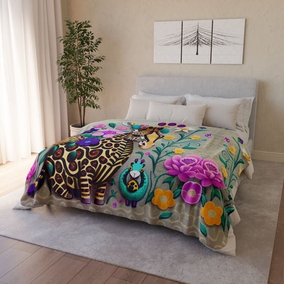 Raffy Designer Fleece Sherpa Blanket