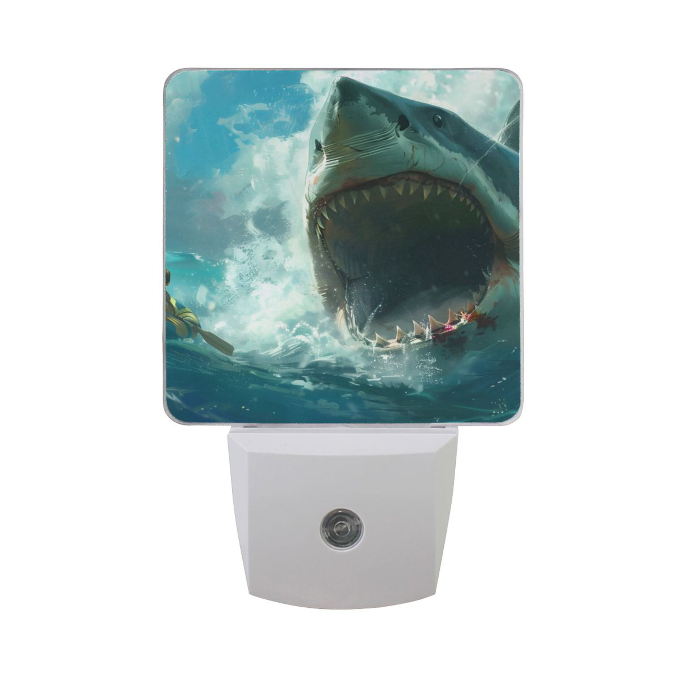 Raft Life with Shark Night Light 2 Pack LED Nightlight Plug into Wall ...