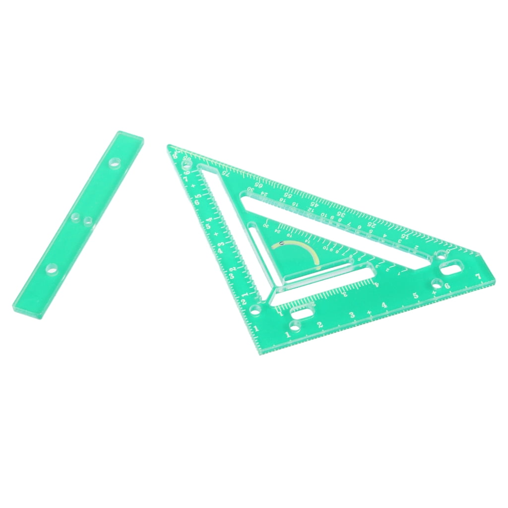 Rafter Square with Bubble Jig Block Plastic Positioning Ruler Rafter ...