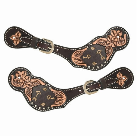 Rafter T Ranch Company Ladies Arrow Inlay Spur Straps