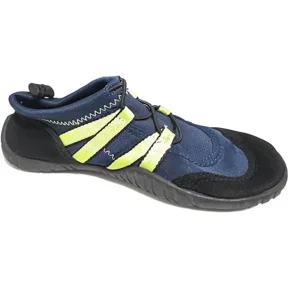 Rafters Kids Youth Cabo Navy Lime Drawstring Water Shoes