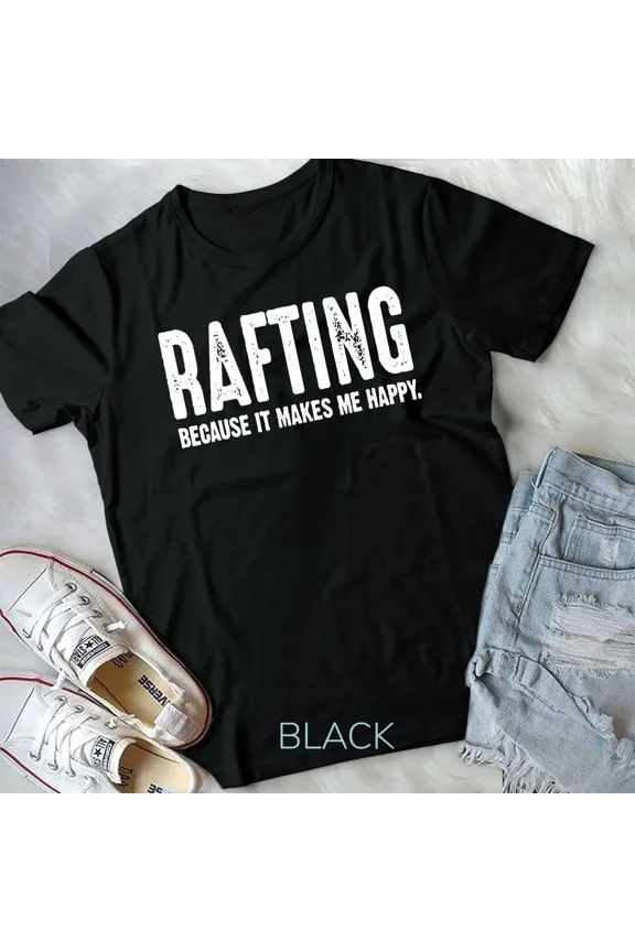 Rafting Gift White Water Rafting Enthusiast Rafting Unisex Tshirt