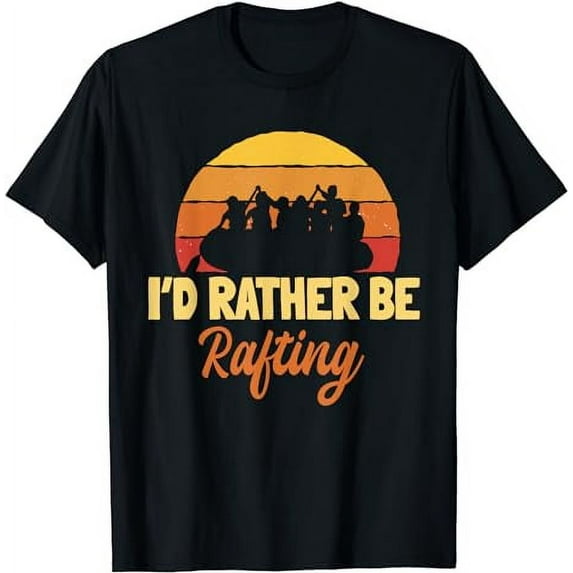 Rafting Retro Vintage Whitewater Paddling Raft Team Rafter T-Shirt