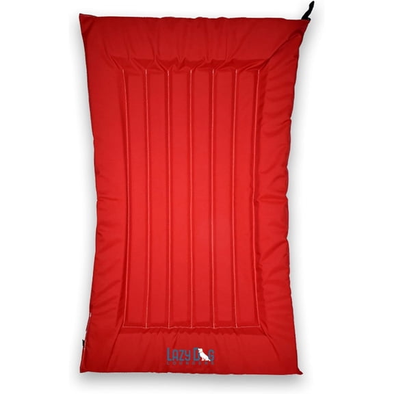 Rafts for Dogs and Pets - Semi-Submersible to Keep Your Dog Cool - Lake, Pool, River and Boat (Red - Small)