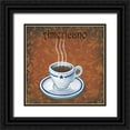 thumbnail image 1 of Rafuse, Will 20x20 Black Ornate Wood Framed with Double Matting Museum Art Print Titled - Americano, 1 of 4