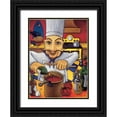 thumbnail image 1 of Rafuse, Will 25x32 Black Ornate Wood Framed with Double Matting Museum Art Print Titled - Salvatore, 1 of 4