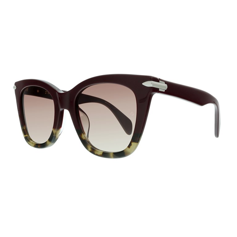 Rag And Bone RNB1029/G/S HA 0YDC Burgundy Havana Square  display picture 3