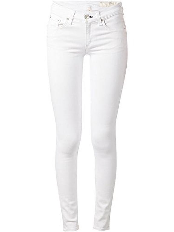 Bright White Capri Jeans 24