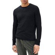 Rag & Bone Gregory Wool Blend Sweater Men's M Black Crewneck Pullover Style L/S