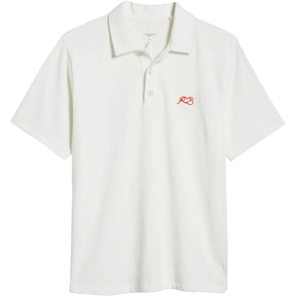 Rag & Bone Love Rb Classic Flame Polo White