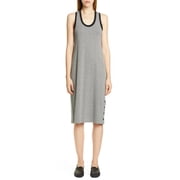 Rag & Bone Mari Button Hem Houndstooth Midi Tank Dress Large L