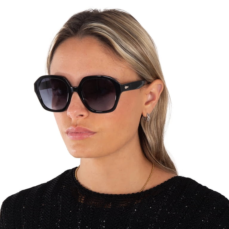 Rag & Bone RNB 1063/S Plastic Womens Square Sunglasses Black  display picture 3
