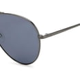 thumbnail image 1 of Rag & Bone RNB 5052/G/S Stainless Steel Mens Aviator Sunglasses Grey 59mm Adult, 1 of 3