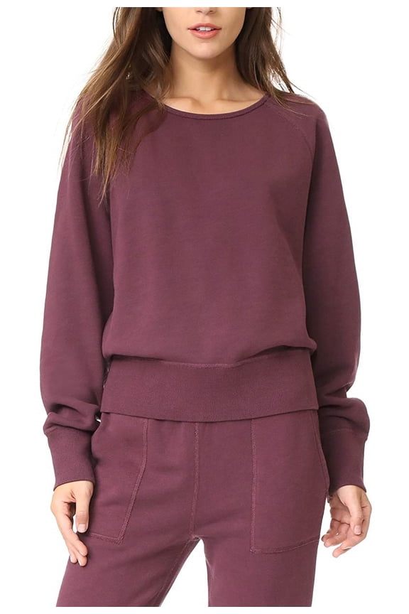 Women's Classic Pullover, Port, XS