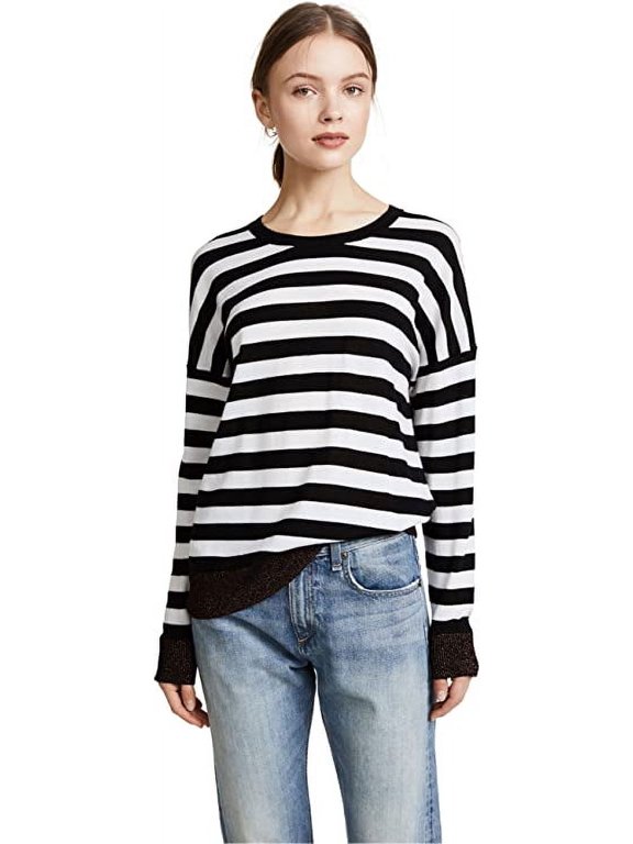 Women's June Crew Sweater, Black, Small